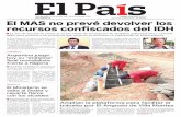 Bs. 4.00 ProvinciasBs. 5.00 | Bs. 6.00 Edición 8.963 El ...elpais.bo/wp-content/uploads/2018/06/26-06-2018-Edición.pdf · vial en Tarija y se cuentan numerosos accidentes cada año.