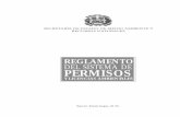 REGLAMENTO DEL SISTEMA DE PERMISOS - · PDF fileFORMULARIO DE ANÁLISIS PREVIO: Es el for- ... solicitud de la parte interesada, sobre la base de la ... mientos escritos que establecen