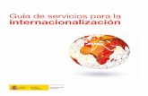 Guía de servicios para la internacionalización - cofides.es · Jornadas y seminarios 07. pág 38 ¿Dónde solicitar asesoramiento? ... • Documentos comerciales, de transporte