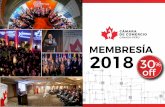 MEMBRESÍA 2018 30 - canadaperu.org · Valiosa lista de participantes: Envío de privilegiada lista de participantes a los ... social” para asistentes de gerencia y/o colaboradores