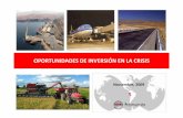 OPORTUNIDADES DE INVERSIÓN EN LA CRISIS - …€¦ · Se eleva el monto del Proyecto de Inversión Pública (PIP) ... Carretera Huaral-Acos 07/11 ... “Rehabilitación de pistas