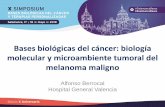 Bases biológicas del cáncer: biología molecular y ...basesbiologicascancer.com/wp-content/uploads/2018/05/Jueves_4_Dr... · • El microambiente tumoral es dinámico y constituye