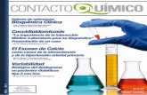 Revista Indizada en - contactoquimico.comcontactoquimico.com/pdf/ContactoQuimicoNo-15.pdf · Los valores de referencia en los laboratorios de análisis clí-nicos han sido determinados