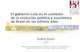 El gobierno Lula en el contexto de la evolución política …library.fes.de/pdf-files/bueros/angola/hosting/urani_ppt.pdf · Población multiplicada por 2 (de 60 a 120 millones de