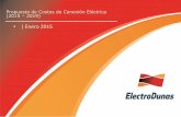 Propuesta de Costos de Conexión Eléctrica (2015 2019) · Solicitud de información de costos de materiales y recursos ... Señalización de vía y cerco de seguridad Descarga y