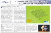 Semanario informativo del RECTORADO. N 15 … · El acto se desarrolló en el Complejo Cultural Raúl Azparren de esta casa de estudios superiores, donde el talento de grupos culturales