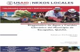 Diagnóstico de Agua y Cambio Climático del Municipio denexoslocales.com/wp-content/uploads/2016/04/9.-DX... · MARN Ministerio de ambiente y recursos naturales ... UGAM Unidad de