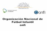 Organización Nacional de Fútbol Infantil onfionfi/onfi_mixto/images/institucional/... · ONFI es parte del ESTADO “Artículo 1°” REGLAMENTO GENERAL de ORGANIZACION y FUNCIONAMIENTO