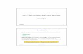 04 – Transformaciones de fase - Ciencia de los … · Diagrama de fase: es una representación gráfica de la relación entre las condiciones ambientales de un sistema (habitualmente