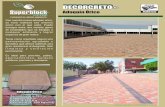 DECORCRETO - Desde 1963 innovando en productos de ...superblock.com.mx/pdfs/sb_adoquines.pdf · porches, rampas, entradas, aceras, garajes, terrazas, ... Su mayor servicio se ha dado