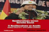 Contexto nternacional 1 - mintrabajo.gob.bo · Neoliberalismo en Acción” del economista Pablo Ra- ... efectos perniciosos que el nuevo modelo económico ... en Bolivia son la expresión