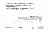 Análisis del consumo de antimicrobianos en los …pirasoa.iavante.es/pluginfile.php/3256/mod_resource/content/12... · ¿Vamos por el camino adecuado para frenar la diseminación