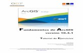 Fundamentos de rcGIS versión 10.4 · 7 Introducción: Este manual de ejercicios supone que los estudiantes tengan conocimientos básicos para el uso del sistema operativo Windows