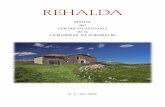 REHALDA - cecalbarracin.files.wordpress.com · CENTRO DE ESTUDIOS DE LA COMUNIDAD DE ALBARRACÍN C/ MAGDALENA, S/N 44112 - TRAMACASTILLA (TERUEL) ... de ronda y de hierro, o caminos