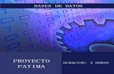 Bases de Datos - FATIMA - Universidad de Murciafatima.um.es/temarios/Bases de Datos.pdf · almacenar datos de manera estructurada y de ... Abordaremos la creación de las tablas necesarias