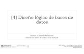 [4] Diseño lógico de bases de datos - jorgesanchez.net · GBD-Unidad 4-Diseño lógico de bases de datos Jorge Sánchez, @jorgesancheznet Transformación de relaciones n a n •Si