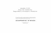 Modelo 5103 Guía de instalación Seguridad y arranque … ES 2012-01 web.pdf · encendido. El usuario también debe hacer revisar periódicamente la característica de seguridad