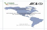 INFORME DE LA COMISIÓN INTERAMERICANA DE AGRICULTURA ...webiica.iica.ac.cr/organos_iica/COMITE/SysInfo_2015/documentos/DI... · Agricultura de las Américas a través de la Resolución
