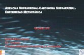 SUPRARRENAL.CARCINOMA SUPRARRENAL … · Anasarca y Coma Hiperosmolar coincidiendo con la retirada de Metformina para realizar TAC toracoabdominal. Analítica al Ingreso: Glucemia
