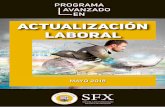 Brochure Actualización Laboral copia - sfx.edu.pe · fundamentales en la legislación laboral, la solución de casos prácticos y las recomendaciones para la toma de decisiones en