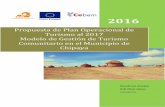 Propuesta de Plan Operacional de Turismo al 2017 Modelo de ...chipaya.org/wp-content/uploads/2016/06/PROPUESTA-OPERACIONAL.… · El diseño del producto turístico general de aplicación