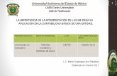 Universidad Autónoma del Estado de México - core.ac.uk · registro de las operaciones de una entidad; información que se encuentra en la diapositiva ... posteriormente en el desarrollo