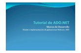 03.01 Tutorial ADO.NET 2013-09-30 - sabia.tic.udc.essabia.tic.udc.es/docencia/mad/pdf/03.01_Tutorial_ADO.NET_2013-09... · Soporta comunicación con fuentes de datos a través de