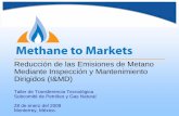 Reducción de las Emisiones de Metano Mediante … · Reducción de las Emisiones de Metano Mediante Inspección y Mantenimiento Dirigidos (I&MD) Taller de Transferencia Tecnológica