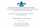 UNIVERSIDAD VERACRUZANA€¦ · UNIVERSIDAD VERACRUZANA FACULTAD DE INGENIERÍA MECÁNICA Y ELÉCTRICA REGIÓN POZA RICA - TUXPAN Laboratorio de Física …