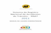 Sistema de Registro Nacional de Accidentes de …web.mintransporte.gov.co/rnat/app/ayudas/Manual_Usuario_RNAT_AD… · Ayudas. • El sistema le desplegará las opciones de: A. Ver