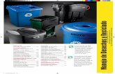 Manejo de Desechos y Recicladocontenedoresdebasura.com.mx/catalogorubbermaid/4-Rubb2012_Man… · Tapas de domo para cestos de basura de . acero ... los lineamientos de EPA (Agencia