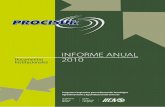 Procisur - Informe Anual 2010repiica.iica.int/docs/B2894e/B2894e.pdf · INFORME ANUAL 2010 PROGRAMA COOPERATIVO ... 2. AVANCE ESTRATÉGICO ... ámbito tecno-productivo y cooperación