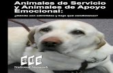Animales de Servicio y Animales de Apoyo Emocionalsouthwestada.org/html/.../Spanish/Service_Anima_lBooklet_Spanish.pdf · Animal de Servicio Definido por el Título II y Título III