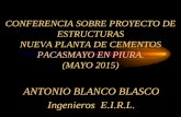 ANTONIO BLANCO BLASCO Ingenieros E.I.R.L.abbings.com/descargas/Conferencia Intercambiador y otros_Cementos... · cadenas, cimientos de chimenea y de ventilador. ... apoyos de fajas