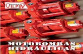 CATALOGO AGUA 2018 - vilpin.com · Es necesario regular el caudal y la presión de aceite en el circuito hidráulico a través de la válvula limitadora de presión y el regulador