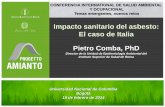 Impacto sanitario del asbesto: El caso de Italia Pietro ...old.iss.it/binary/amia/cont/BOGOTA___Presentazione_Comba.pdf · Impacto sanitario del asbesto: El caso de Italia Pietro