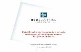 Estabilizador de frecuencia y tensión basado en el … · Estabilizador de frecuencia y tensión basado en el volante de inercia Además, el PECAN (Plan Energético de Canarias)