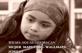 WILMA AGUAS DEUMACAN · Mapuche sufre un proceso de asimilación forzada. Este proceso concluye militarmente en 1881, ... *La creación del SERNAM es resultado de la