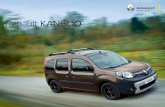 Renault KANGOO€¦ · Preparado para ser todo un aventurero, Kangoo Extrem sale de los caminos con fuerza y dinamismo. Echa un vistazo a su paragolpes delantero robusto, sus llantas