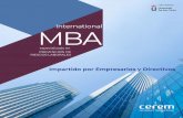 International MBA - Ecuador · Tanto los módulos como los temas tienen un vídeo explicativo de su contenido ... ͳ Estructura Patrimonial ͳ Cuentas de ... ͳ Evaluación de Riesgos