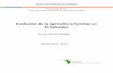 Evolución de la agricultura familiar en El Salvadorportalsiget.net/ArchivosSIGET/recursos/Archivos/1682015_Cabrera... · La población se distribuye geográficamente en un 62% en