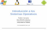 Introducción a los Sistemas Operativos - …personales.unican.es/corcuerp/IntroComp/slides... · Sistemas Operativos. 3. Modelo de un Ordenador • Ordenador personal típico •