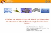F3/Área de Arquitectura de Avión y Estructuraswebserver.dmt.upm.es/media/files/Normas_de_Clculo_Estructural... · • La evolución en el diseño de aviones de transporte con alas