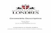Geometría Descriptiva - fceia.unr.edu.argverger/descargas/geometria_descript... · Índice 1 Geometría Descriptiva Índice Índice 1 Introducción 4 Objetivo general 5 Tema 1. Conceptos