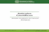 Artículos Científicos - archivos.ujat.mx · fecha de corte: marzo 2017 secretarÍa de investigaciÓn, posgrado y vinculaciÓn direcciÓn de investigaciÓn artículos