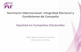 Seminario Internacional: Integridad Electoral y ... · Hechos. 2 noticieros de radio y 4 diarios capitalinos. ... 1997 2000 2003 2006 2009 2012 2015 Monto (millones de ... programas