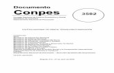 Documento Conpes 3582 - colciencias.gov.co · Conpes 3535 Consejo Nacional de Política Económica y Social República de Colombia Departamento Nacional de Planeación POLÍTICA NACIONAL