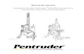 Manual del operario de Pentruder®3P8 Alta Frecuencia … · En el siguiente manual del operario, “la maquina”, “cortadora de hilo” o “Pentruder 3P8” se usa para referirse