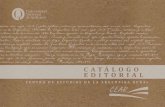 CATÁLOGO - ppct.caicyt.gov.arppct.caicyt.gov.ar/files/docs/catalogo-cear-2012.pdf · aparición de la clase terrateniente como tal, ni tampoco de sus expre- ... El deterioro de la