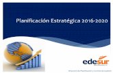 Planificación Estratégica 2016-2020 - Edesur Dominicana€¦ · La Jornada de Planificación Estratégica 2016-2020 fue llevada a cabo ... Medir y Centrar. Diseño de Indicadores